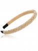 Bright Crystal Hand Made Beads Wide Hair Bands
