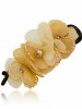 Fashionable Chiffon Crystal Beads Hair Clips For Women
