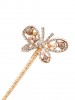 Women's Fashionable ABS Pearl Butterfly Shape Pins & Grips