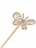 Women's Fashionable ABS Pearl Butterfly Shape Pins & Grips