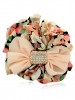 Lovely Rhinestone Bowknot Headdress Flower Printing Scrunchies