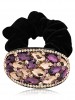 Women's Luxury Crystal Velet Headdress Flower Scrunchies