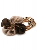 Unique Blossoming Flowers Shape Rhinestone Scrunchies For Girls