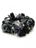 Exquisite Crystal Beads Imitated Pearl Scrunchies For Women