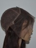 Lace Front Short Synthetic Hair Brown Wavy Wig