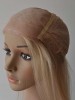 Lace Front Mono Short Synthetic Hair Grey Straight Wig