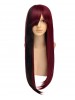 Liber Long Red Black Wig Cosplay