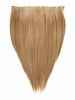 Black Long Straight Capless Women's Hairpieces