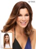 Wavy Auburn Remy Human Hair Hairpieces for Women