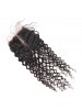 Curly Black Remy Human Hair Lace Closure/ Hairpieces