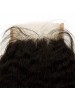 Yaki Black Remy Human Hair Lace Closure/ Hairpieces