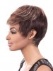Wavy Capless Brown Short Synthetic Wig