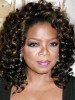 Black Short Oprah Curly Synthetic Wig