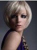 Short Blonde Straight Synthetic Hair Wig
