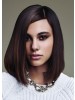 Medium Lace Front Straight Remy Human Hair Wig