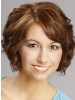 Short Full Lace Wavy Remy Human Hair Wig