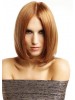 Medium Lace Front Straight Synthetic Hair Wig