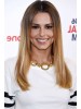 Cheryl Cole Long Lace Front Blonde Straight Remy Human Hair Wig
