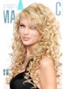 Taylor Swift Long Lace Front Curly Remy Human Hair Wig