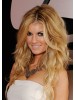 Marisa Miller Long Lace Front Blonde Curly Remy Human Hair Wig
