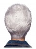Capless Straight Short gray Synthetic Hair Wig