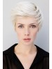 Full Lace Straight Short gray Synthetic Hair Wig