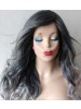 Lace Front Grey Long Wavy Synthetic Hair Wig