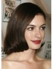 Anne Hathaway Brown Full Lace Medium Length Straight Human Wigs