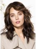 Black And Brown Layers Lace Front Sleek Wig