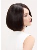 Brown Straight Remy Human Hair Short Lace Front Bob Wig