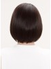 Brown Straight Remy Human Hair Short Lace Front Bob Wig