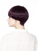 Sleek Auburn Straight Remy Human Hair Short Wig