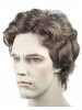 Lace Front Short Synthetic Hair Brown Wavy Wig