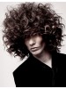 Capless Auburn Medium Curly Synthetic Hair Wig