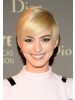 Anne Hathaway Blonde Capless Short Straight Synthetic Wigs