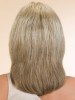 Capless Medium Straight Blonde Synthetic Hair Wig