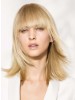 Classic Blonde With Bangs Wig