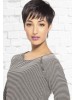 Structured Short Haircut With Fringe Wig