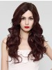 Brown Wavy Synthetic Hair Long Lace Front Wig