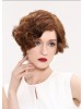 Brown Wavy Synthetic Hair Short Lace Front Wig