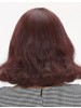 Capless Wavy Auburn Medium Synthetic Hair Wig