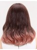 Capless Wavy Auburn Long Synthetic Hair Wig