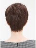 Capless Straight Brown Short Synthetic Hair Wig