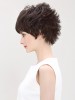 Capless Straight Brown Short Synthetic Hair Wig
