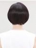 Lace Front Straight Auburn Short Synthetic Hair Wig