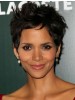 Popular Black Wavy Cropped Halle Berry Wigs