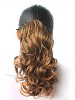 Beautiful Synthetic Curly Dark Brown Ponytail