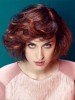 Short Bob With Curls Lace Front Synthetic Hair Wig