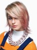 Pastel Hair Colors Capless Hairstyle Wig