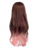 Tibo Long Brown Pink Wig Cosplay